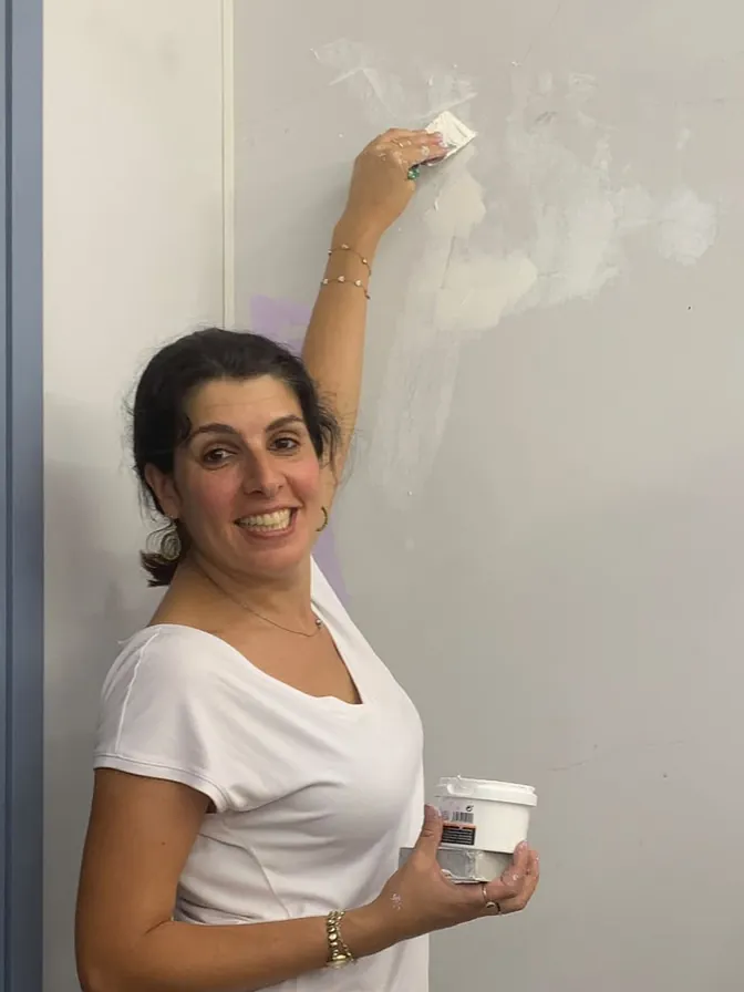 Jo, massilla en mà.