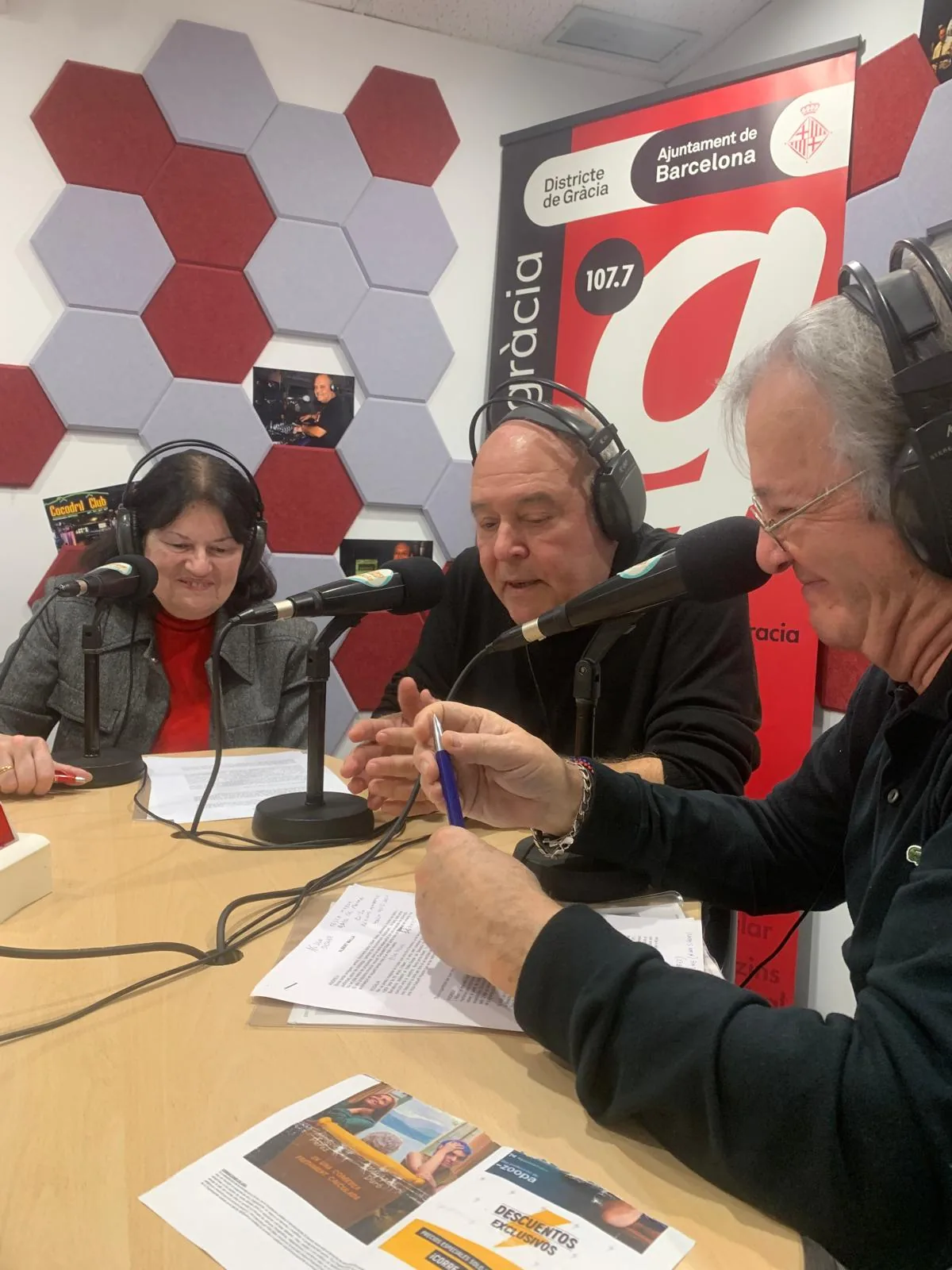 Sara Marugan, invitada al programa «Gracienques» de Ràdio Gràcia (4)